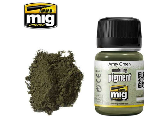 35ml Ammo Mig - Pigments - Army Green