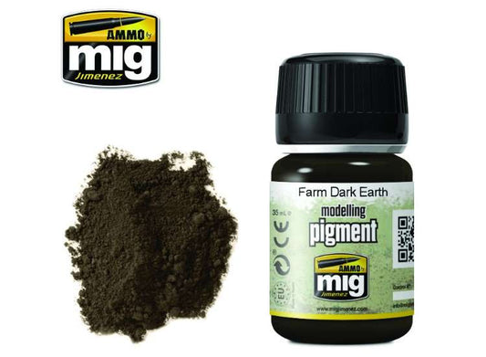 35ml Ammo Mig - Pigments - Farm Dark Earth