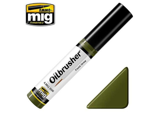 10ml Ammo Mig - Oilbrusher Paint - Field Green