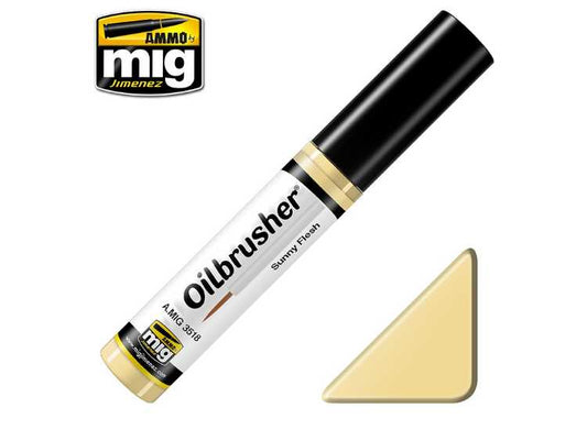 10ml Ammo Mig - Oilbrusher Paint - Sunny Flesh