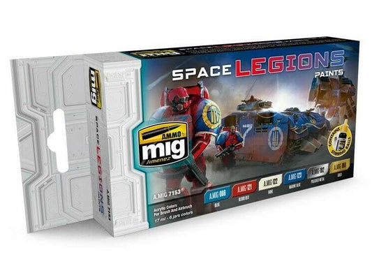 17ml x6 Ammo Mig - Space Legions - Acrylic Paint Set