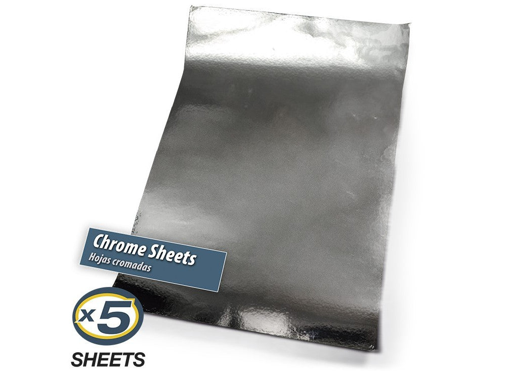 280 x 195mm Ammo Mig - Chrome Sheets (5)