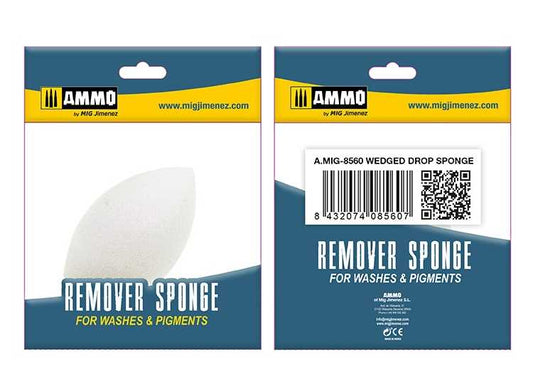 - Ammo Mig - Wedged Drop Remover Sponge
