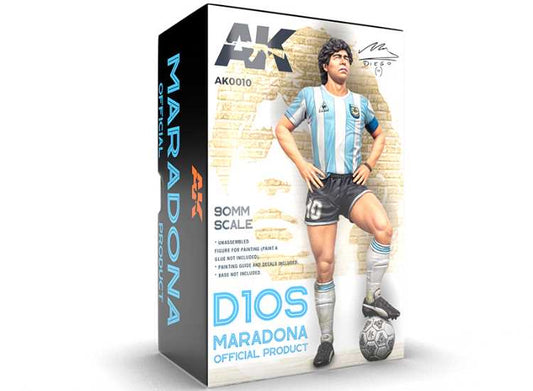 90mm AK Interactive - Maradona Resin Figire