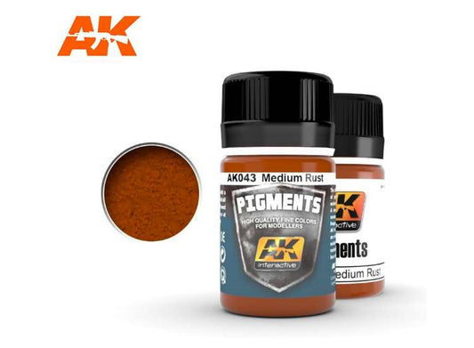 35ml AK Interactive - Pigment - Medium Rust