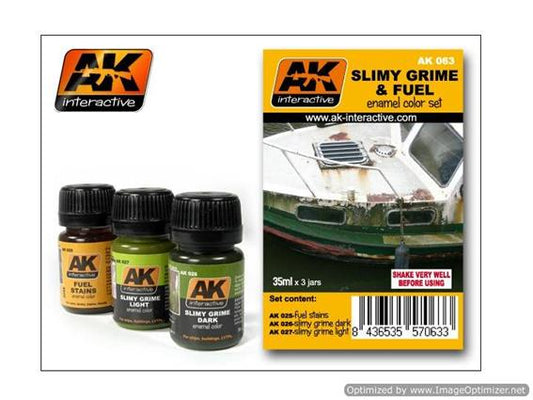 35ml x 3 AK Interactive - Slimy Grime and Fuel Set