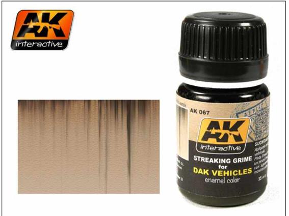 35ml AK Interactive - Streaking Grime for DAK Vehicles