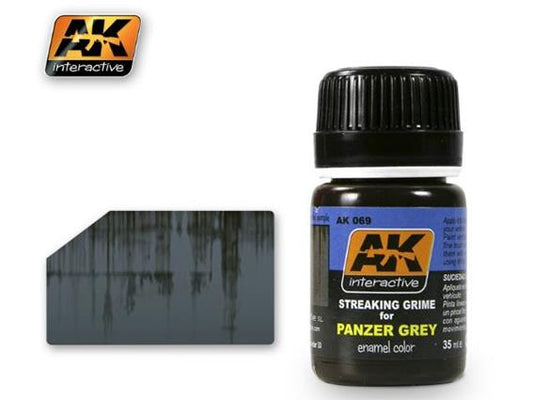 35ml AK Interactive - Streaking Grime for Panzer Grey