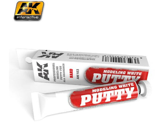 20ml AK Interactive - Modelling Putty Hard - White
