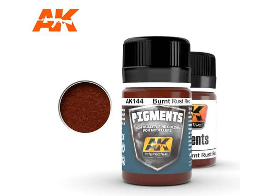 35ml AK Interactive - Pigment - Burnt Rust Red