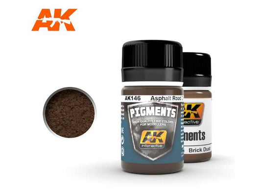 35ml AK Interactive - Pigment - Asphalt Road Dirt