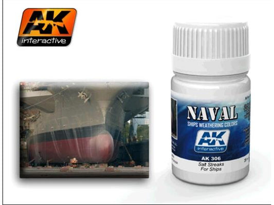 35ml AK Interactive - Salt Streaks For Ships