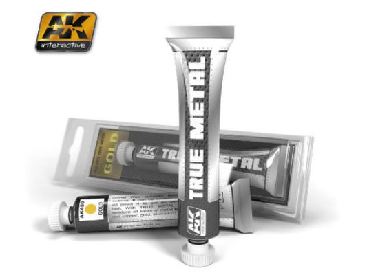 20ml AK Interactive - True Metal Paint - Gold