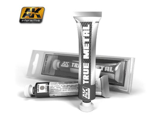 20ml AK Interactive - True Metal Paint - Aluminium