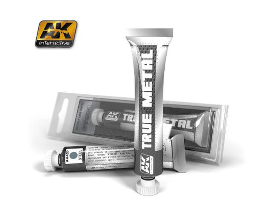20ml AK Interactive - True Metal Paint - Steel