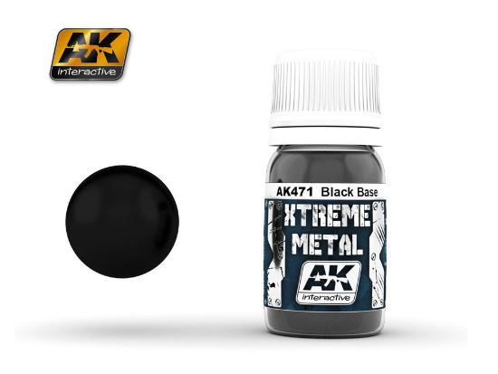 30ml AK Interactive - Xtreme Metal Paints - Black Base