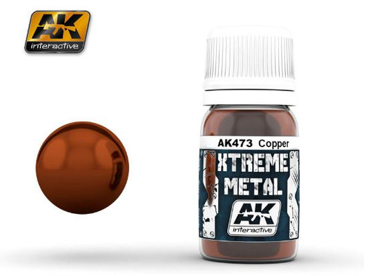 30ml AK Interactive - Xtreme Metal Paints - Copper