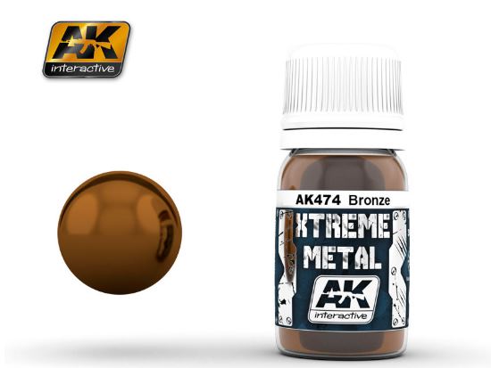 30ml AK Interactive - Xtreme Metal Paints - Bronze