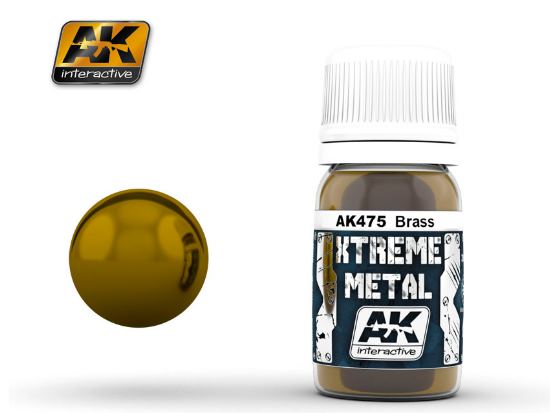 30ml AK Interactive - Xtreme Metal Paints - Brass