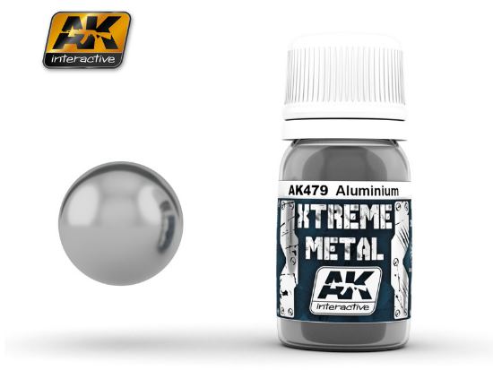 30ml AK Interactive - Xtreme Metal Paints - Aluminium
