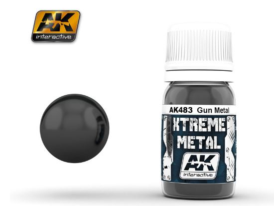 30ml AK Interactive - Xtreme Metal Paints - Gun Metal