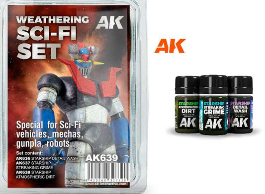35ml x3 AK Interactive - Weathering Sci-Fi Set