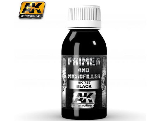 100ml AK Interactive - Black Primer and Microfiller