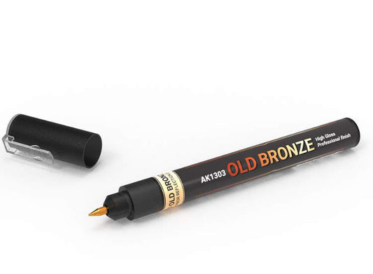 - AK Interactive - Metallic Liquid Marker - Old Bronze