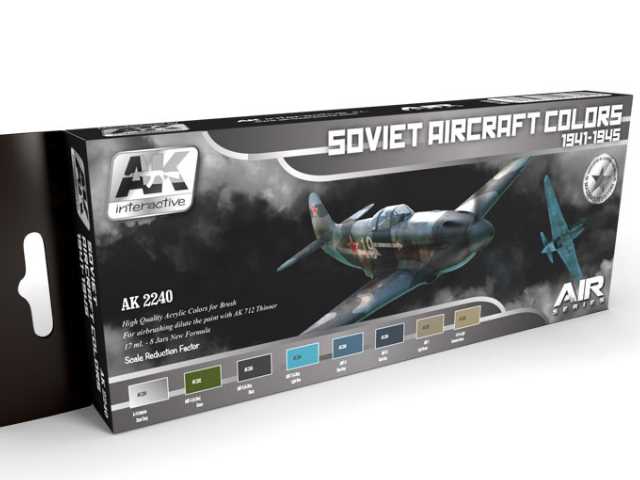 17ml x8 AK Interactive - Soviet Aircraft Colours 1941-1945