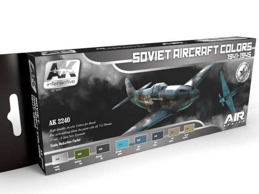 17ml x8 AK Interactive - Soviet Aircraft Colours 1941-1945