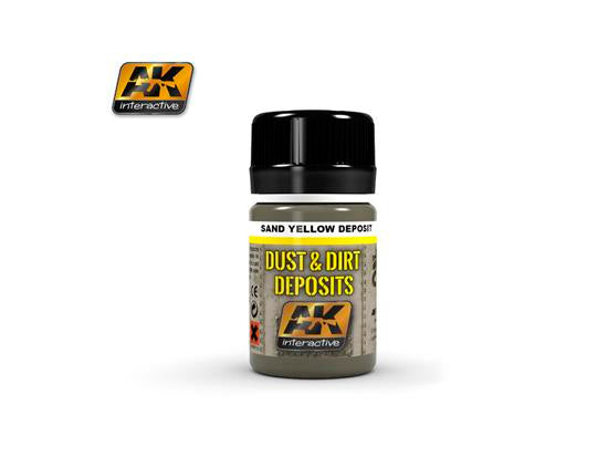 35ml AK Interactive - Sand Yellow Dust / Dirt Deposit