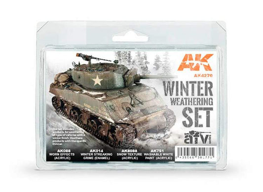 35ml x4 AK Interactive - Winter Weathering Set