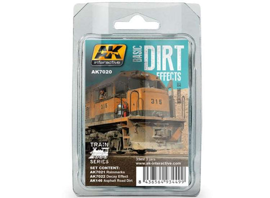 35ml x3 AK Interactive - Basic Dirts Effects Set