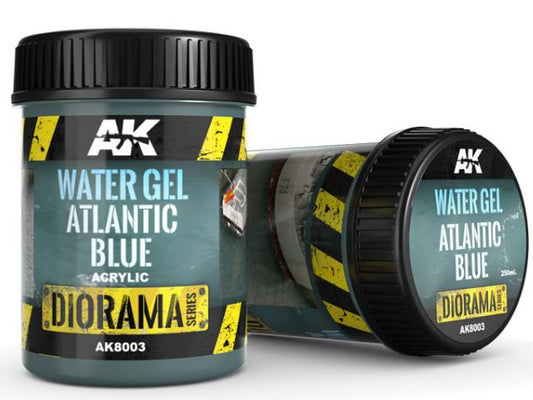 250ml AK Interactive - Acrylic Water Gel - Atlantic Blue