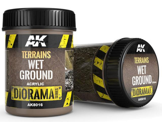 250ml AK Interactive - Terrains - Wet Ground