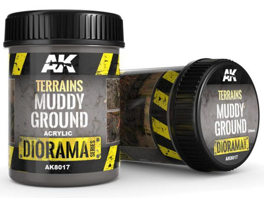 250ml AK Interactive - Terrains - Muddy Ground