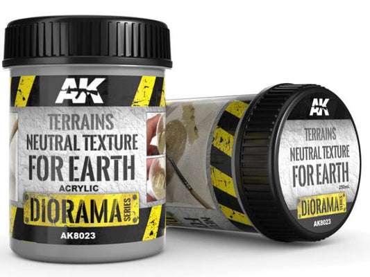 250ml AK Interactive - Terrains - Natural Texture for Earth (Base Product)