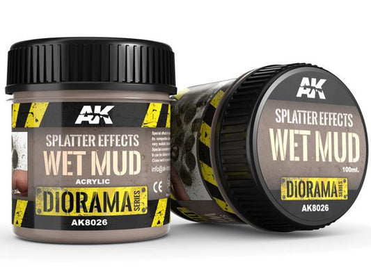 100ml AK Interactive - Splatter Effects - Wet Mud