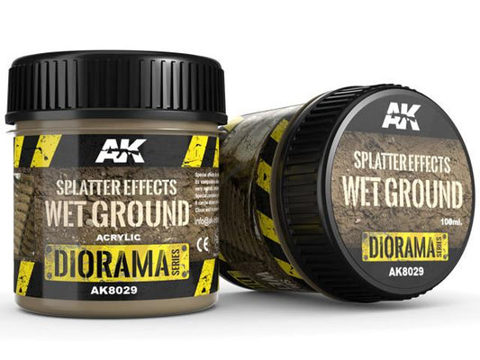 100ml AK Interactive - Splatter Effects - Wet Ground