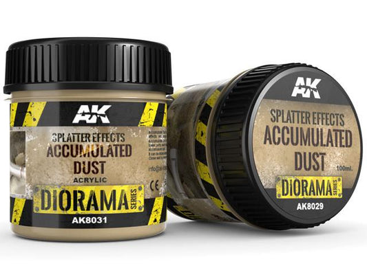 100ml AK Interactive - Splatter Effects - Accumulated Dust