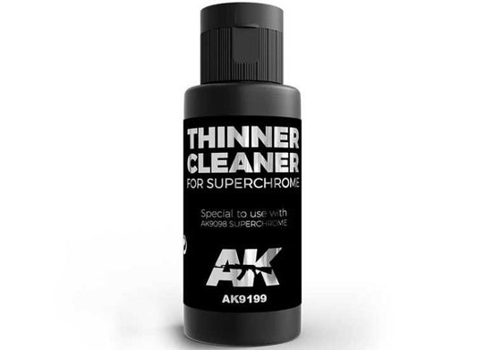 60ml AK Interactive - Thinner / Cleaner for Super Chrome