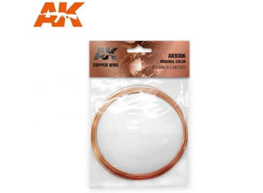 - AK Interactive - Copper Wire -  0.6mm x 5m