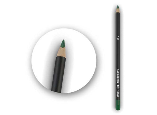 - Ak Interactive - Watercolor Pencil Dark Green