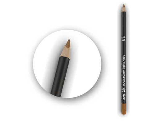 - Ak Interactive - Watercolor Pencil Dark Chipping for wood