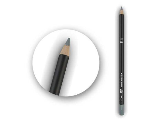 - Ak Interactive - Watercolor Pencil Green Blue