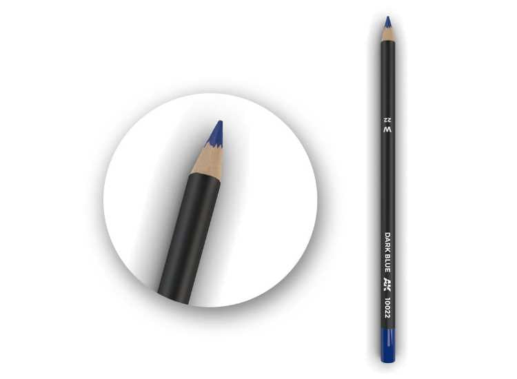 - Ak Interactive - Watercolor Pencil Dark Blue