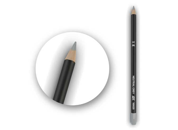 '- Ak Interactive - Watercolor Pencil Neutral Grey