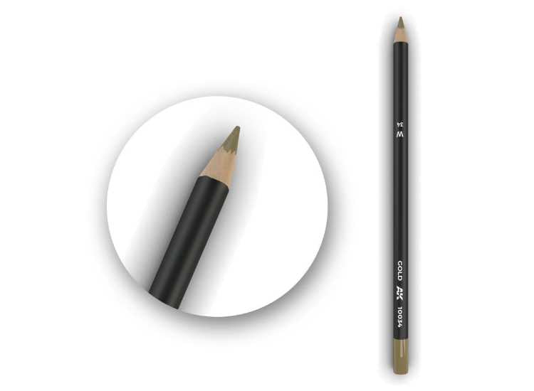 '- Ak Interactive - Watercolor Pencil Gold