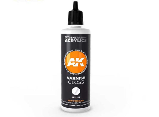 100ml AK Interactive - 3G Acrylic Varnish - Gloss