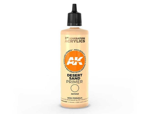 100ml AK Interactive - 3G Acrylic Primer - Desert Sand